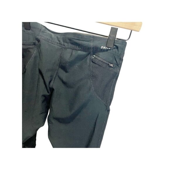 Nike Dri-Fit Tech Capri Running Leggings Black Pockets S 481324-010 - Picture 4 of 5